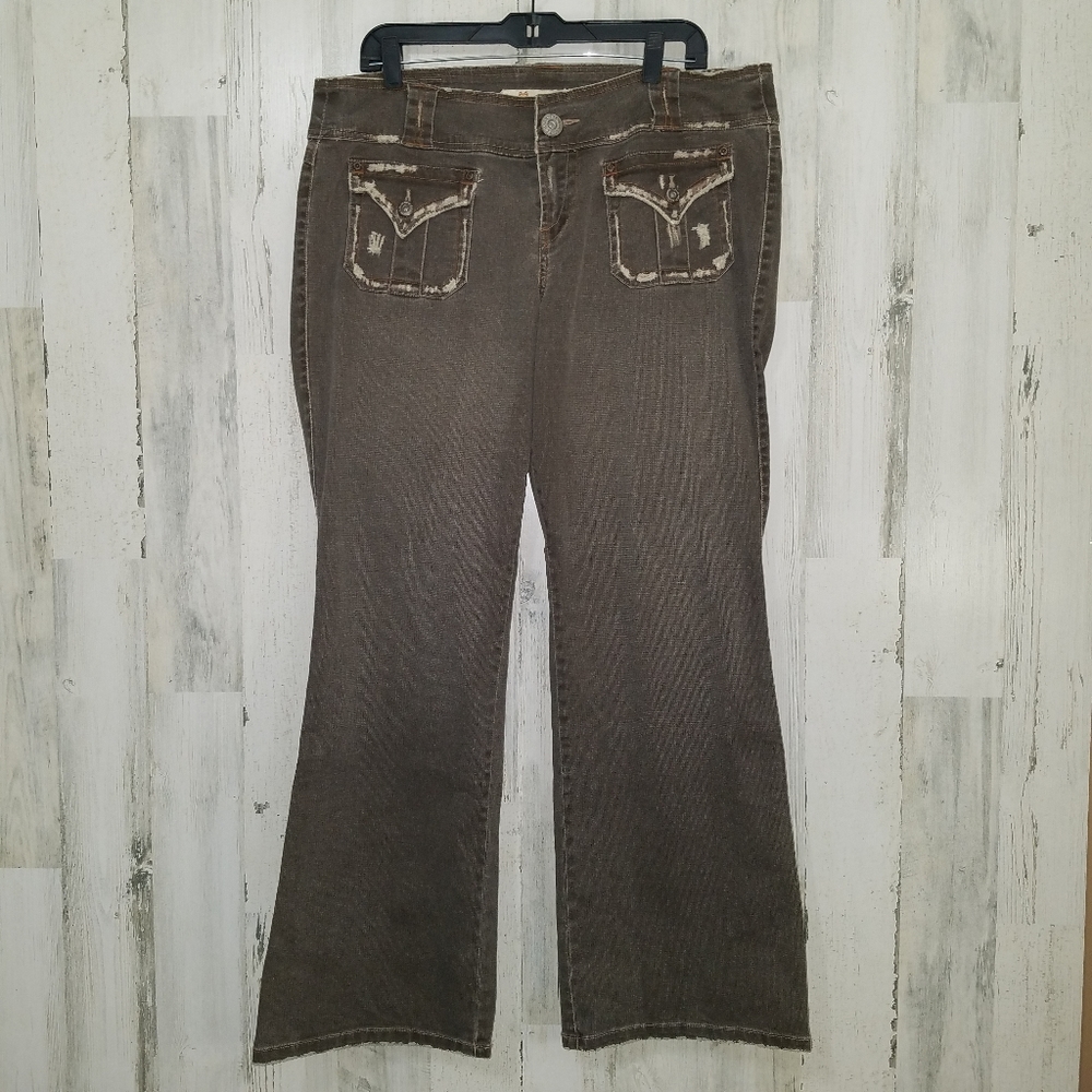 Vintage Z. Cavaricci boot cut denim jeans, size 18